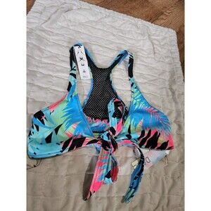 Sundazed Wrap It Ariel Racerback Bikini Top  Size Medium